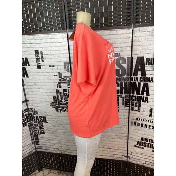 The North Face XL Burnt Orange Never Stop Exploring Graphic Short Sleeve Tee - Picture 5 of 6